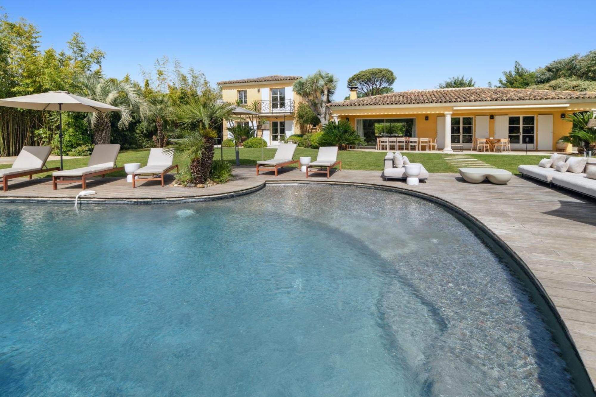 Grande Villa St-Tropez Area Avec Piscine Chauffee Gassin Exterior foto